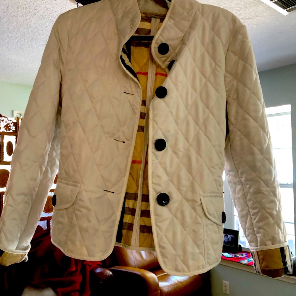 Burberry Jacket. Worn one time.  Absolutely Gorgeous